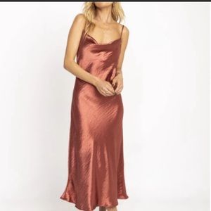 RESA Rust Berri Slip dress size small